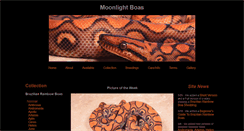 Desktop Screenshot of moonlightboas.com
